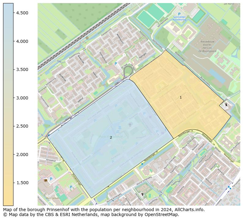 Image of the borough Prinsenhof at the map. This image is used as introduction to this page. This page shows a lot of information about the population in the borough Prinsenhof (such as the distribution by age groups of the residents, the composition of households, whether inhabitants are natives or Dutch with an immigration background, data about the houses (numbers, types, price development, use, type of property, ...) and more (car ownership, energy consumption, ...) based on open data from the Dutch Central Bureau of Statistics and various other sources!