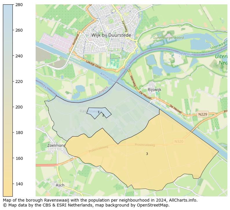 Image of the borough Ravenswaaij at the map. This image is used as introduction to this page. This page shows a lot of information about the population in the borough Ravenswaaij (such as the distribution by age groups of the residents, the composition of households, whether inhabitants are natives or Dutch with an immigration background, data about the houses (numbers, types, price development, use, type of property, ...) and more (car ownership, energy consumption, ...) based on open data from the Dutch Central Bureau of Statistics and various other sources!