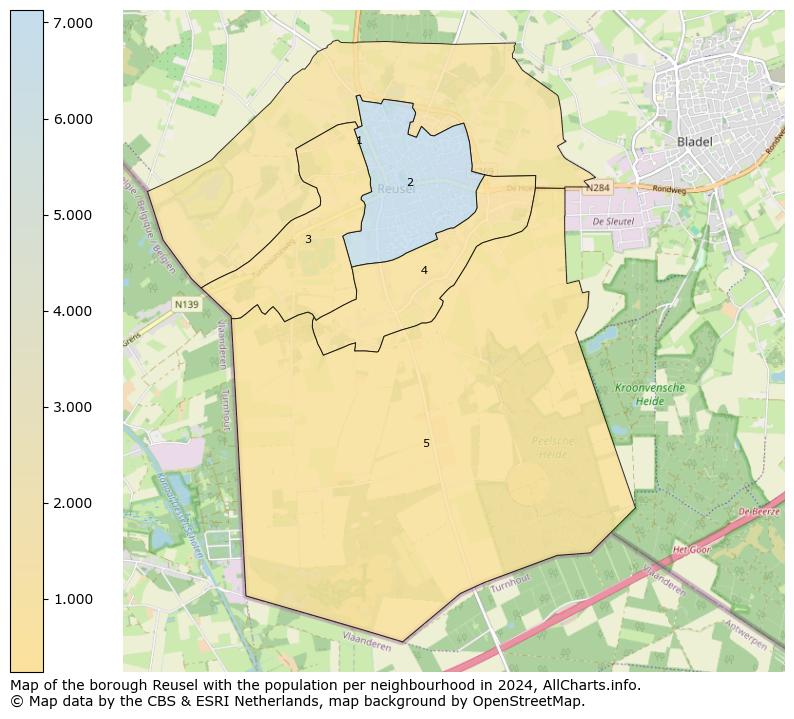 Image of the borough Reusel at the map. This image is used as introduction to this page. This page shows a lot of information about the population in the borough Reusel (such as the distribution by age groups of the residents, the composition of households, whether inhabitants are natives or Dutch with an immigration background, data about the houses (numbers, types, price development, use, type of property, ...) and more (car ownership, energy consumption, ...) based on open data from the Dutch Central Bureau of Statistics and various other sources!