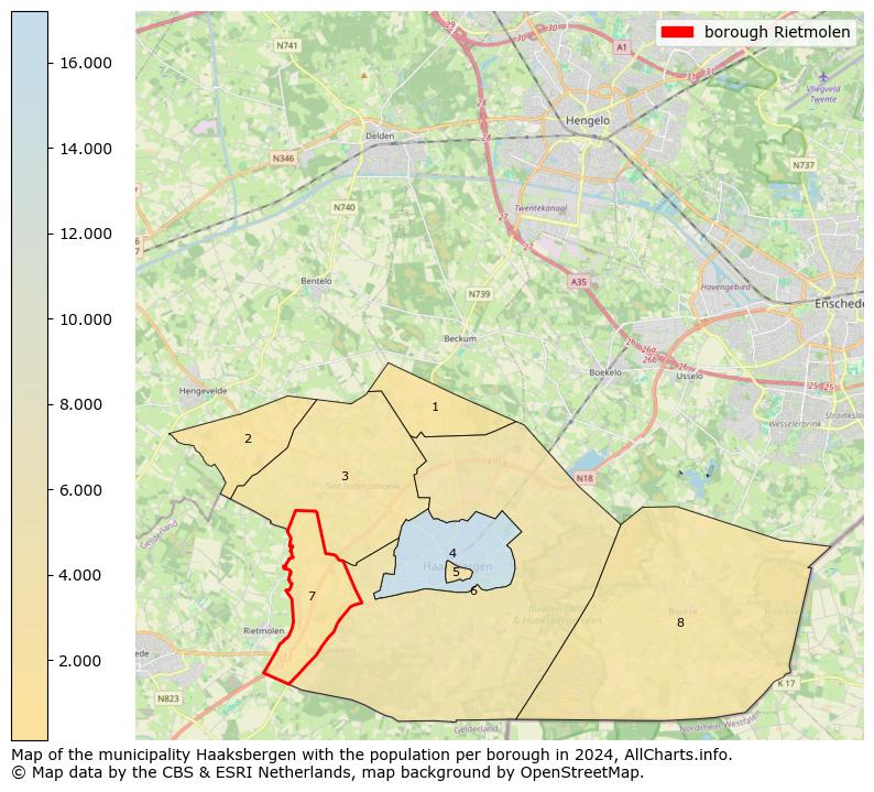 Image of the borough Rietmolen at the map. This image is used as introduction to this page. This page shows a lot of information about the population in the borough Rietmolen (such as the distribution by age groups of the residents, the composition of households, whether inhabitants are natives or Dutch with an immigration background, data about the houses (numbers, types, price development, use, type of property, ...) and more (car ownership, energy consumption, ...) based on open data from the Dutch Central Bureau of Statistics and various other sources!