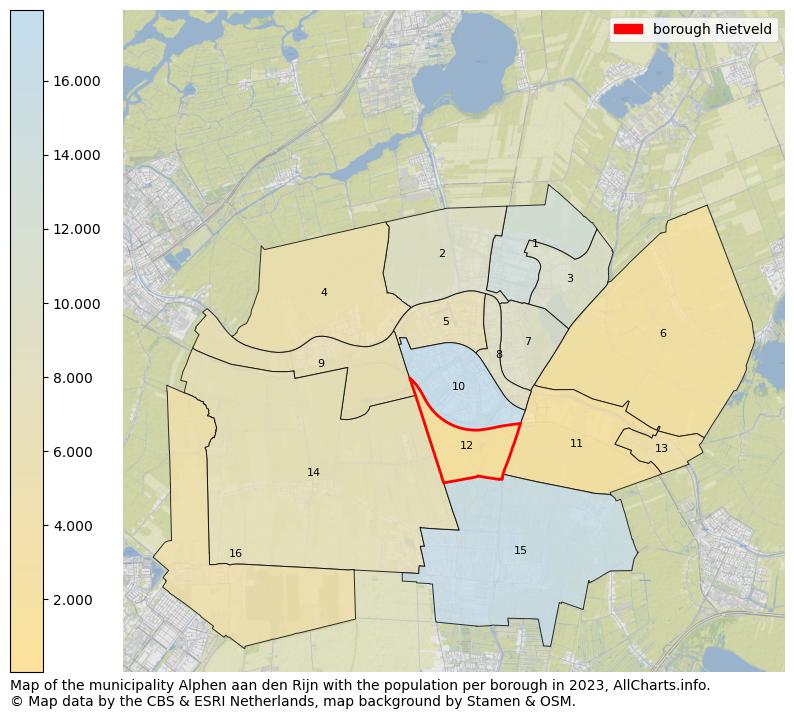 Map of the municipality Alphen aan den Rijn with the population per borough in 2021. This page shows a lot of information about residents (such as the distribution by age groups, family composition, gender, native or Dutch with an immigration background, ...), homes (numbers, types, price development, use, type of property, ...) and more (car ownership, energy consumption, ...) based on open data from the Dutch Central Bureau of Statistics and various other sources!