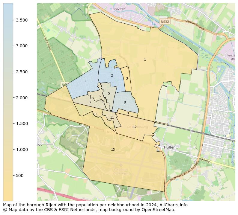 Image of the borough Rijen at the map. This image is used as introduction to this page. This page shows a lot of information about the population in the borough Rijen (such as the distribution by age groups of the residents, the composition of households, whether inhabitants are natives or Dutch with an immigration background, data about the houses (numbers, types, price development, use, type of property, ...) and more (car ownership, energy consumption, ...) based on open data from the Dutch Central Bureau of Statistics and various other sources!