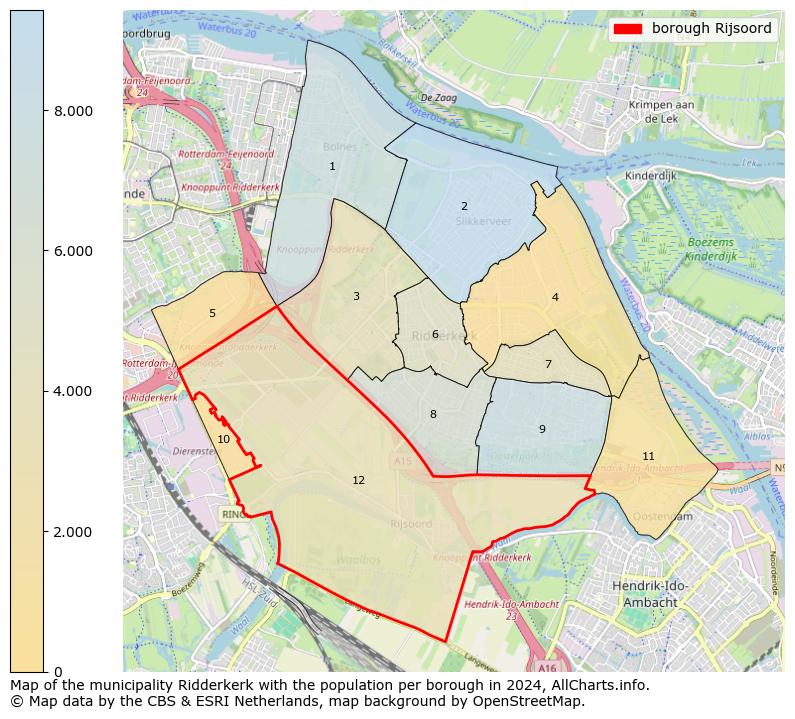 Image of the borough Rijsoord at the map. This image is used as introduction to this page. This page shows a lot of information about the population in the borough Rijsoord (such as the distribution by age groups of the residents, the composition of households, whether inhabitants are natives or Dutch with an immigration background, data about the houses (numbers, types, price development, use, type of property, ...) and more (car ownership, energy consumption, ...) based on open data from the Dutch Central Bureau of Statistics and various other sources!