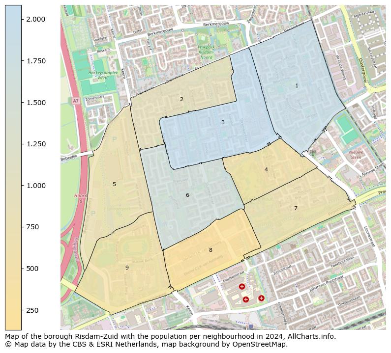 Image of the borough Risdam-Zuid at the map. This image is used as introduction to this page. This page shows a lot of information about the population in the borough Risdam-Zuid (such as the distribution by age groups of the residents, the composition of households, whether inhabitants are natives or Dutch with an immigration background, data about the houses (numbers, types, price development, use, type of property, ...) and more (car ownership, energy consumption, ...) based on open data from the Dutch Central Bureau of Statistics and various other sources!