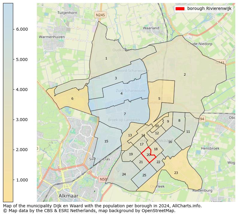 Image of the borough Rivierenwijk at the map. This image is used as introduction to this page. This page shows a lot of information about the population in the borough Rivierenwijk (such as the distribution by age groups of the residents, the composition of households, whether inhabitants are natives or Dutch with an immigration background, data about the houses (numbers, types, price development, use, type of property, ...) and more (car ownership, energy consumption, ...) based on open data from the Dutch Central Bureau of Statistics and various other sources!