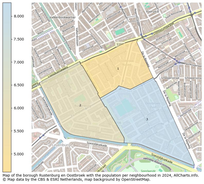 Image of the borough Rustenburg en Oostbroek at the map. This image is used as introduction to this page. This page shows a lot of information about the population in the borough Rustenburg en Oostbroek (such as the distribution by age groups of the residents, the composition of households, whether inhabitants are natives or Dutch with an immigration background, data about the houses (numbers, types, price development, use, type of property, ...) and more (car ownership, energy consumption, ...) based on open data from the Dutch Central Bureau of Statistics and various other sources!