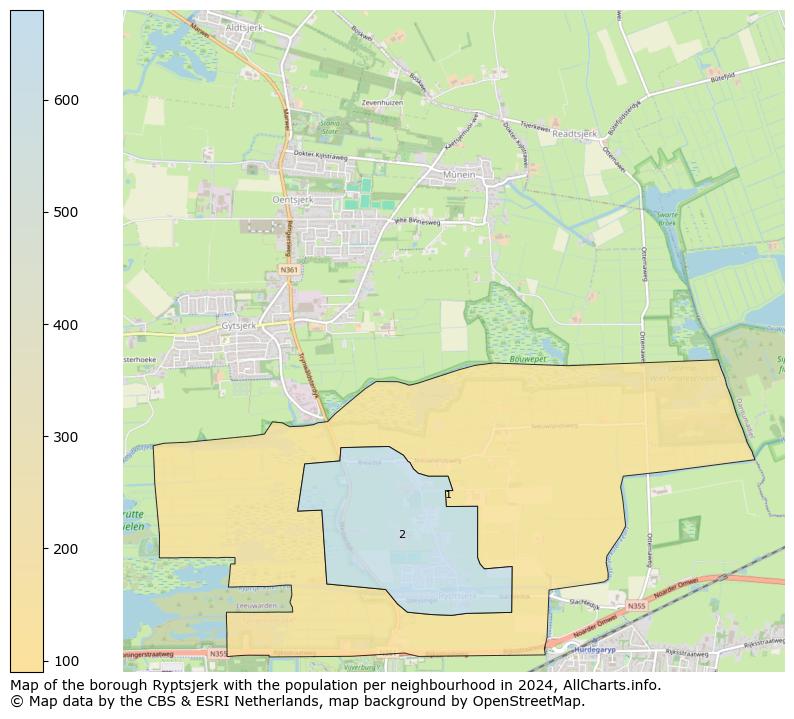 Image of the borough Ryptsjerk at the map. This image is used as introduction to this page. This page shows a lot of information about the population in the borough Ryptsjerk (such as the distribution by age groups of the residents, the composition of households, whether inhabitants are natives or Dutch with an immigration background, data about the houses (numbers, types, price development, use, type of property, ...) and more (car ownership, energy consumption, ...) based on open data from the Dutch Central Bureau of Statistics and various other sources!