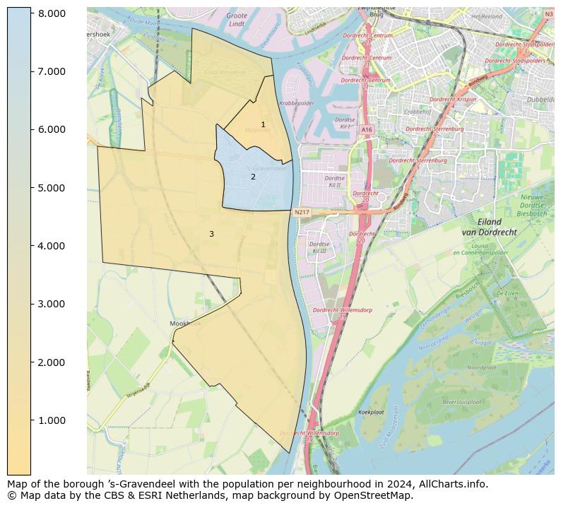 Image of the borough ’s-Gravendeel at the map. This image is used as introduction to this page. This page shows a lot of information about the population in the borough ’s-Gravendeel (such as the distribution by age groups of the residents, the composition of households, whether inhabitants are natives or Dutch with an immigration background, data about the houses (numbers, types, price development, use, type of property, ...) and more (car ownership, energy consumption, ...) based on open data from the Dutch Central Bureau of Statistics and various other sources!