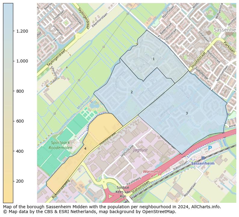 Image of the borough Sassenheim Midden at the map. This image is used as introduction to this page. This page shows a lot of information about the population in the borough Sassenheim Midden (such as the distribution by age groups of the residents, the composition of households, whether inhabitants are natives or Dutch with an immigration background, data about the houses (numbers, types, price development, use, type of property, ...) and more (car ownership, energy consumption, ...) based on open data from the Dutch Central Bureau of Statistics and various other sources!