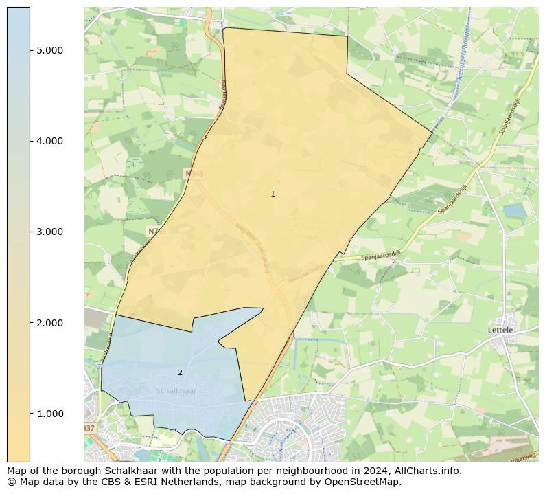 Image of the borough Schalkhaar at the map. This image is used as introduction to this page. This page shows a lot of information about the population in the borough Schalkhaar (such as the distribution by age groups of the residents, the composition of households, whether inhabitants are natives or Dutch with an immigration background, data about the houses (numbers, types, price development, use, type of property, ...) and more (car ownership, energy consumption, ...) based on open data from the Dutch Central Bureau of Statistics and various other sources!