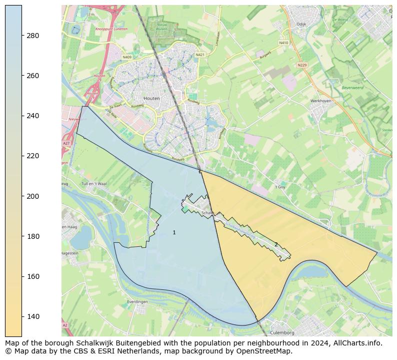 Image of the borough Schalkwijk Buitengebied at the map. This image is used as introduction to this page. This page shows a lot of information about the population in the borough Schalkwijk Buitengebied (such as the distribution by age groups of the residents, the composition of households, whether inhabitants are natives or Dutch with an immigration background, data about the houses (numbers, types, price development, use, type of property, ...) and more (car ownership, energy consumption, ...) based on open data from the Dutch Central Bureau of Statistics and various other sources!