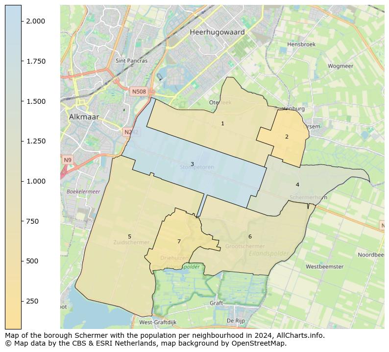 Image of the borough Schermer at the map. This image is used as introduction to this page. This page shows a lot of information about the population in the borough Schermer (such as the distribution by age groups of the residents, the composition of households, whether inhabitants are natives or Dutch with an immigration background, data about the houses (numbers, types, price development, use, type of property, ...) and more (car ownership, energy consumption, ...) based on open data from the Dutch Central Bureau of Statistics and various other sources!