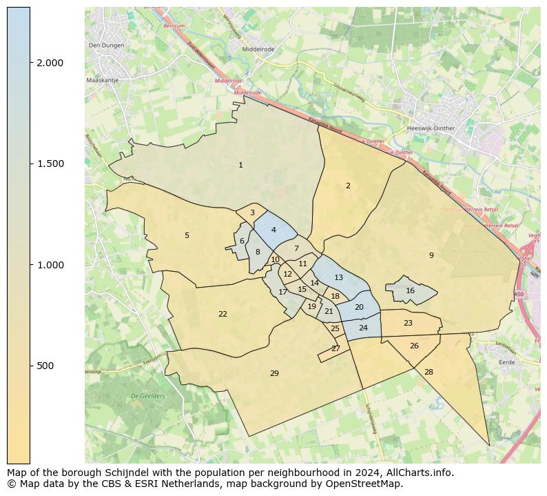 Image of the borough Schijndel at the map. This image is used as introduction to this page. This page shows a lot of information about the population in the borough Schijndel (such as the distribution by age groups of the residents, the composition of households, whether inhabitants are natives or Dutch with an immigration background, data about the houses (numbers, types, price development, use, type of property, ...) and more (car ownership, energy consumption, ...) based on open data from the Dutch Central Bureau of Statistics and various other sources!