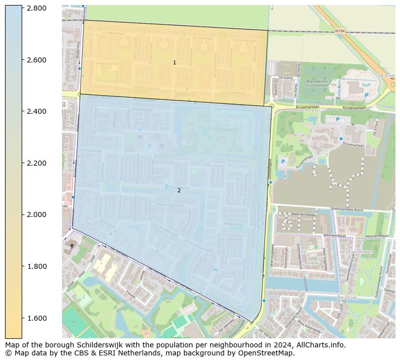 Image of the borough Schilderswijk at the map. This image is used as introduction to this page. This page shows a lot of information about the population in the borough Schilderswijk (such as the distribution by age groups of the residents, the composition of households, whether inhabitants are natives or Dutch with an immigration background, data about the houses (numbers, types, price development, use, type of property, ...) and more (car ownership, energy consumption, ...) based on open data from the Dutch Central Bureau of Statistics and various other sources!