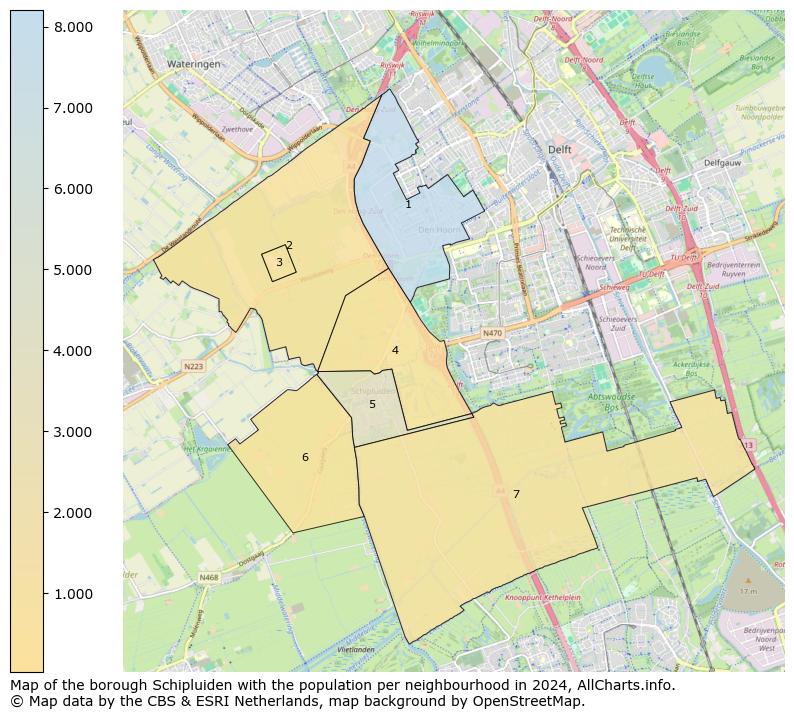 Image of the borough Schipluiden at the map. This image is used as introduction to this page. This page shows a lot of information about the population in the borough Schipluiden (such as the distribution by age groups of the residents, the composition of households, whether inhabitants are natives or Dutch with an immigration background, data about the houses (numbers, types, price development, use, type of property, ...) and more (car ownership, energy consumption, ...) based on open data from the Dutch Central Bureau of Statistics and various other sources!