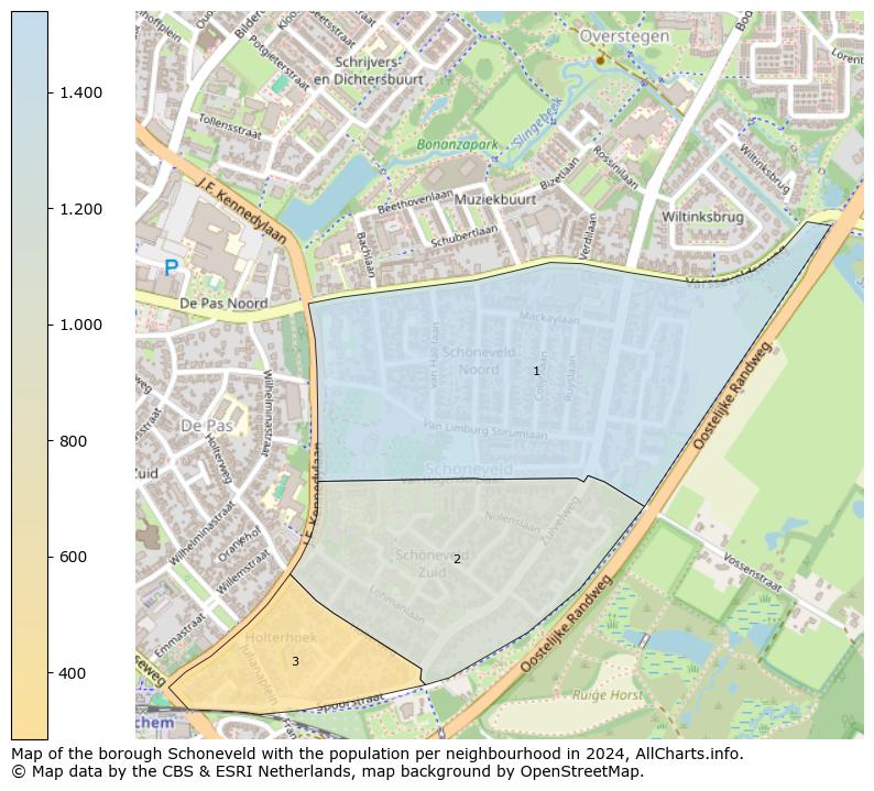 Image of the borough Schoneveld at the map. This image is used as introduction to this page. This page shows a lot of information about the population in the borough Schoneveld (such as the distribution by age groups of the residents, the composition of households, whether inhabitants are natives or Dutch with an immigration background, data about the houses (numbers, types, price development, use, type of property, ...) and more (car ownership, energy consumption, ...) based on open data from the Dutch Central Bureau of Statistics and various other sources!