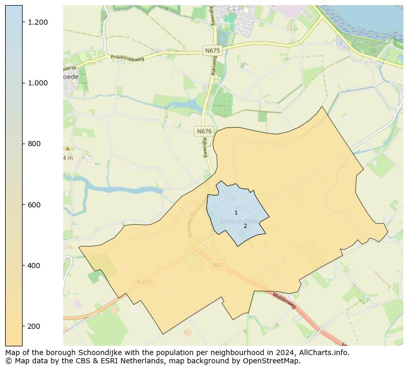 Image of the borough Schoondijke at the map. This image is used as introduction to this page. This page shows a lot of information about the population in the borough Schoondijke (such as the distribution by age groups of the residents, the composition of households, whether inhabitants are natives or Dutch with an immigration background, data about the houses (numbers, types, price development, use, type of property, ...) and more (car ownership, energy consumption, ...) based on open data from the Dutch Central Bureau of Statistics and various other sources!