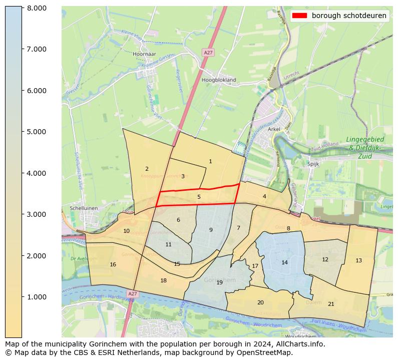 Image of the borough schotdeuren at the map. This image is used as introduction to this page. This page shows a lot of information about the population in the borough schotdeuren (such as the distribution by age groups of the residents, the composition of households, whether inhabitants are natives or Dutch with an immigration background, data about the houses (numbers, types, price development, use, type of property, ...) and more (car ownership, energy consumption, ...) based on open data from the Dutch Central Bureau of Statistics and various other sources!