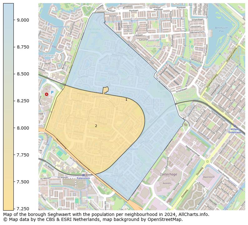 Image of the borough Seghwaert at the map. This image is used as introduction to this page. This page shows a lot of information about the population in the borough Seghwaert (such as the distribution by age groups of the residents, the composition of households, whether inhabitants are natives or Dutch with an immigration background, data about the houses (numbers, types, price development, use, type of property, ...) and more (car ownership, energy consumption, ...) based on open data from the Dutch Central Bureau of Statistics and various other sources!