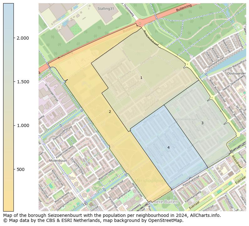 Image of the borough Seizoenenbuurt at the map. This image is used as introduction to this page. This page shows a lot of information about the population in the borough Seizoenenbuurt (such as the distribution by age groups of the residents, the composition of households, whether inhabitants are natives or Dutch with an immigration background, data about the houses (numbers, types, price development, use, type of property, ...) and more (car ownership, energy consumption, ...) based on open data from the Dutch Central Bureau of Statistics and various other sources!