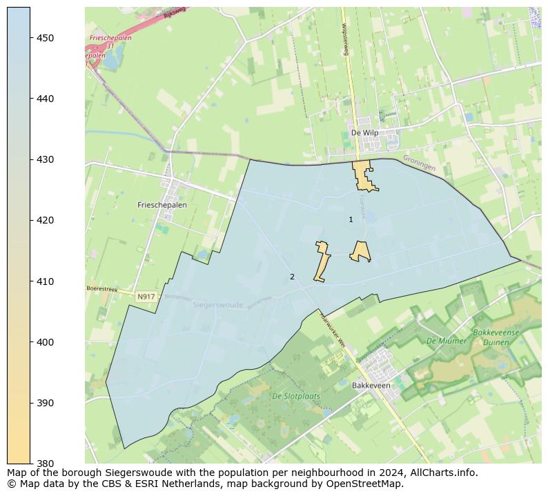 Image of the borough Siegerswoude at the map. This image is used as introduction to this page. This page shows a lot of information about the population in the borough Siegerswoude (such as the distribution by age groups of the residents, the composition of households, whether inhabitants are natives or Dutch with an immigration background, data about the houses (numbers, types, price development, use, type of property, ...) and more (car ownership, energy consumption, ...) based on open data from the Dutch Central Bureau of Statistics and various other sources!