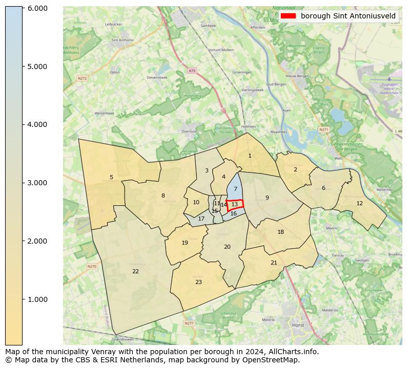 Image of the borough Sint Antoniusveld at the map. This image is used as introduction to this page. This page shows a lot of information about the population in the borough Sint Antoniusveld (such as the distribution by age groups of the residents, the composition of households, whether inhabitants are natives or Dutch with an immigration background, data about the houses (numbers, types, price development, use, type of property, ...) and more (car ownership, energy consumption, ...) based on open data from the Dutch Central Bureau of Statistics and various other sources!