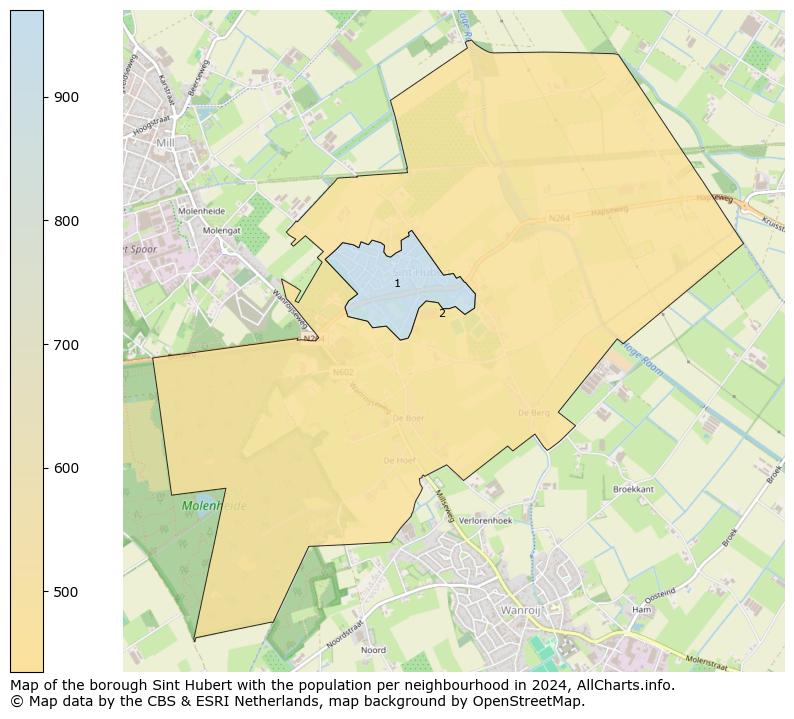 Image of the borough Sint Hubert at the map. This image is used as introduction to this page. This page shows a lot of information about the population in the borough Sint Hubert (such as the distribution by age groups of the residents, the composition of households, whether inhabitants are natives or Dutch with an immigration background, data about the houses (numbers, types, price development, use, type of property, ...) and more (car ownership, energy consumption, ...) based on open data from the Dutch Central Bureau of Statistics and various other sources!