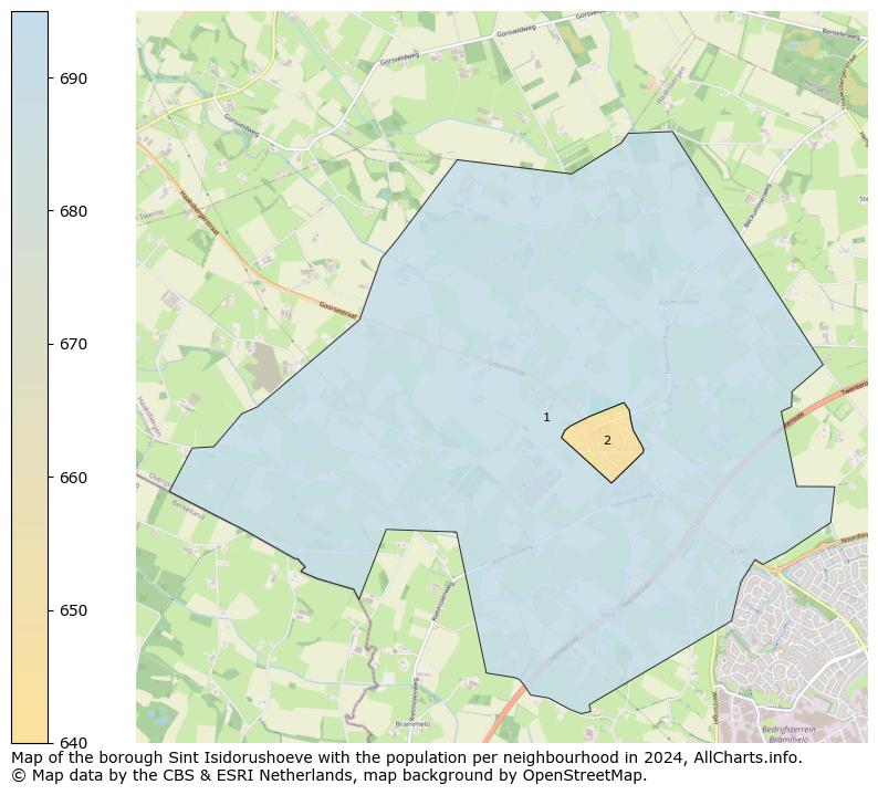 Image of the borough Sint Isidorushoeve at the map. This image is used as introduction to this page. This page shows a lot of information about the population in the borough Sint Isidorushoeve (such as the distribution by age groups of the residents, the composition of households, whether inhabitants are natives or Dutch with an immigration background, data about the houses (numbers, types, price development, use, type of property, ...) and more (car ownership, energy consumption, ...) based on open data from the Dutch Central Bureau of Statistics and various other sources!