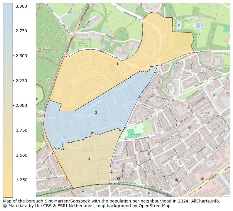 Image of the borough Sint Marten/Sonsbeek at the map. This image is used as introduction to this page. This page shows a lot of information about the population in the borough Sint Marten/Sonsbeek (such as the distribution by age groups of the residents, the composition of households, whether inhabitants are natives or Dutch with an immigration background, data about the houses (numbers, types, price development, use, type of property, ...) and more (car ownership, energy consumption, ...) based on open data from the Dutch Central Bureau of Statistics and various other sources!