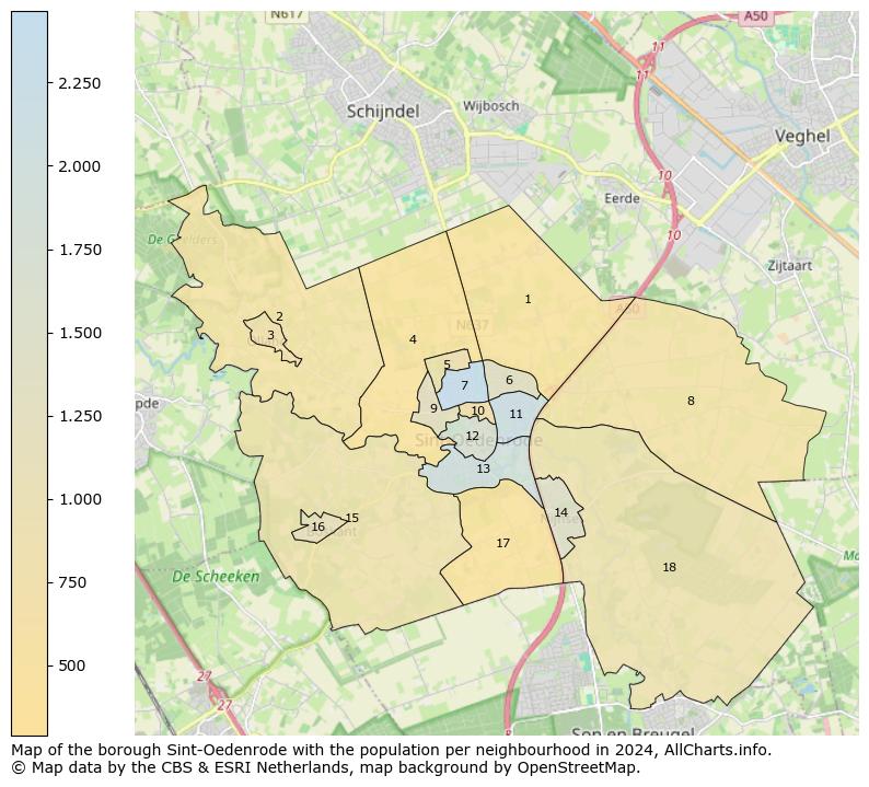 Image of the borough Sint-Oedenrode at the map. This image is used as introduction to this page. This page shows a lot of information about the population in the borough Sint-Oedenrode (such as the distribution by age groups of the residents, the composition of households, whether inhabitants are natives or Dutch with an immigration background, data about the houses (numbers, types, price development, use, type of property, ...) and more (car ownership, energy consumption, ...) based on open data from the Dutch Central Bureau of Statistics and various other sources!