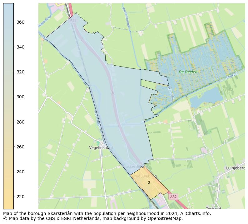 Image of the borough Skarsterlân at the map. This image is used as introduction to this page. This page shows a lot of information about the population in the borough Skarsterlân (such as the distribution by age groups of the residents, the composition of households, whether inhabitants are natives or Dutch with an immigration background, data about the houses (numbers, types, price development, use, type of property, ...) and more (car ownership, energy consumption, ...) based on open data from the Dutch Central Bureau of Statistics and various other sources!