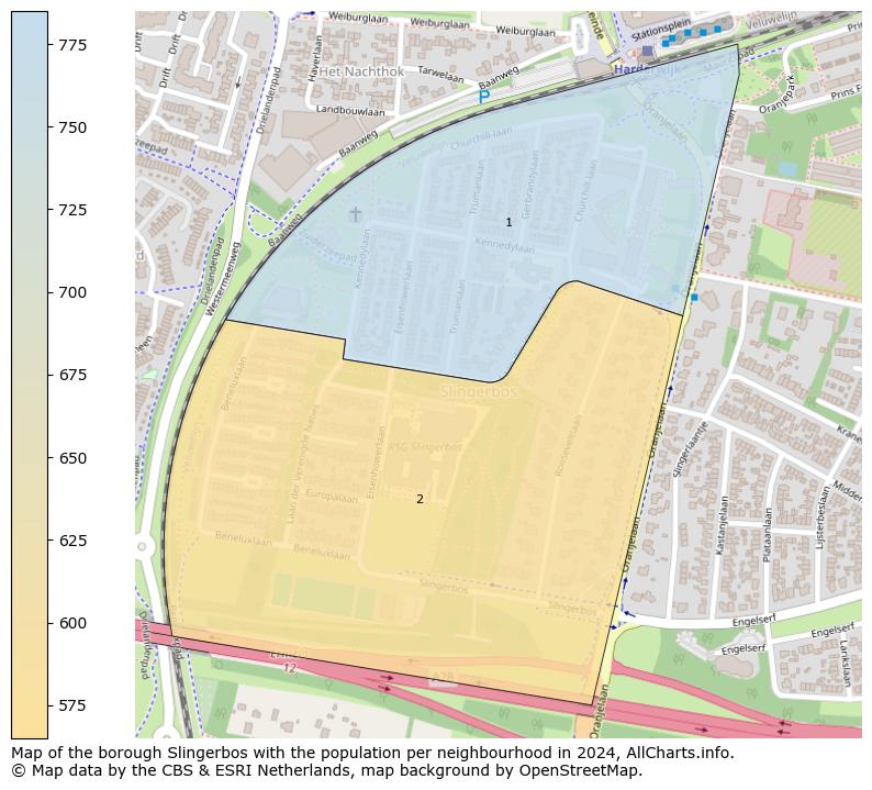 Image of the borough Slingerbos at the map. This image is used as introduction to this page. This page shows a lot of information about the population in the borough Slingerbos (such as the distribution by age groups of the residents, the composition of households, whether inhabitants are natives or Dutch with an immigration background, data about the houses (numbers, types, price development, use, type of property, ...) and more (car ownership, energy consumption, ...) based on open data from the Dutch Central Bureau of Statistics and various other sources!