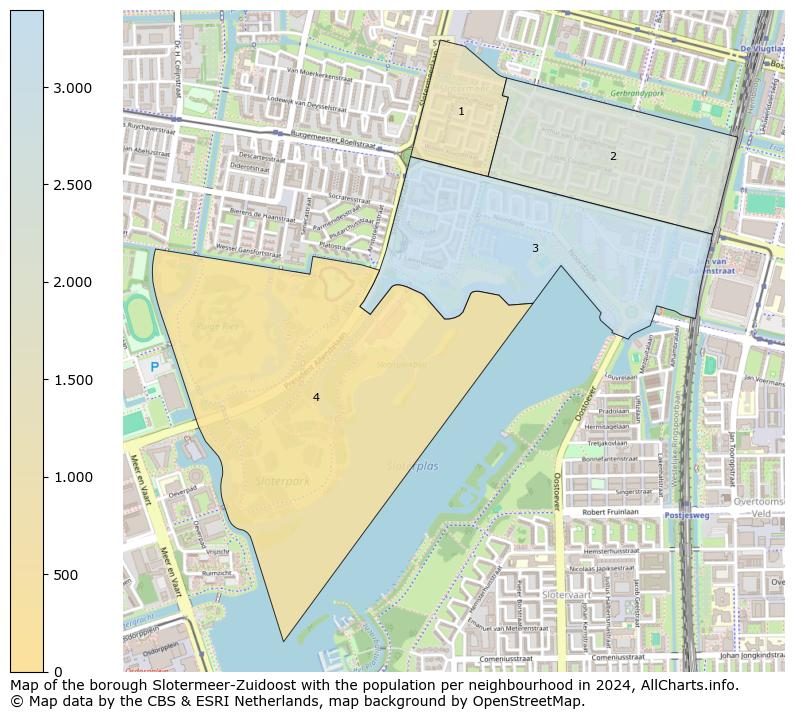 Image of the borough Slotermeer-Zuidoost at the map. This image is used as introduction to this page. This page shows a lot of information about the population in the borough Slotermeer-Zuidoost (such as the distribution by age groups of the residents, the composition of households, whether inhabitants are natives or Dutch with an immigration background, data about the houses (numbers, types, price development, use, type of property, ...) and more (car ownership, energy consumption, ...) based on open data from the Dutch Central Bureau of Statistics and various other sources!