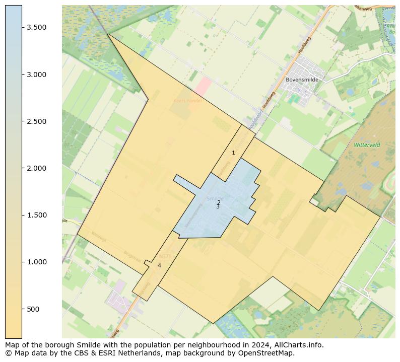 Image of the borough Smilde at the map. This image is used as introduction to this page. This page shows a lot of information about the population in the borough Smilde (such as the distribution by age groups of the residents, the composition of households, whether inhabitants are natives or Dutch with an immigration background, data about the houses (numbers, types, price development, use, type of property, ...) and more (car ownership, energy consumption, ...) based on open data from the Dutch Central Bureau of Statistics and various other sources!