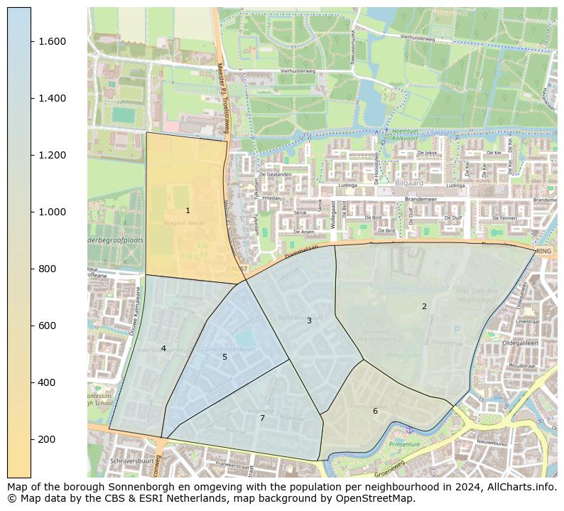 Image of the borough Sonnenborgh en omgeving at the map. This image is used as introduction to this page. This page shows a lot of information about the population in the borough Sonnenborgh en omgeving (such as the distribution by age groups of the residents, the composition of households, whether inhabitants are natives or Dutch with an immigration background, data about the houses (numbers, types, price development, use, type of property, ...) and more (car ownership, energy consumption, ...) based on open data from the Dutch Central Bureau of Statistics and various other sources!