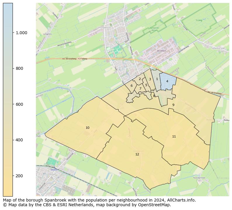 Image of the borough Spanbroek at the map. This image is used as introduction to this page. This page shows a lot of information about the population in the borough Spanbroek (such as the distribution by age groups of the residents, the composition of households, whether inhabitants are natives or Dutch with an immigration background, data about the houses (numbers, types, price development, use, type of property, ...) and more (car ownership, energy consumption, ...) based on open data from the Dutch Central Bureau of Statistics and various other sources!