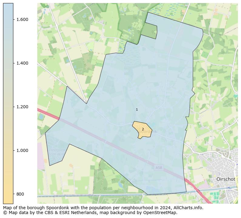 Image of the borough Spoordonk at the map. This image is used as introduction to this page. This page shows a lot of information about the population in the borough Spoordonk (such as the distribution by age groups of the residents, the composition of households, whether inhabitants are natives or Dutch with an immigration background, data about the houses (numbers, types, price development, use, type of property, ...) and more (car ownership, energy consumption, ...) based on open data from the Dutch Central Bureau of Statistics and various other sources!