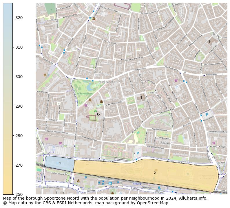 Image of the borough Spoorzone Noord at the map. This image is used as introduction to this page. This page shows a lot of information about the population in the borough Spoorzone Noord (such as the distribution by age groups of the residents, the composition of households, whether inhabitants are natives or Dutch with an immigration background, data about the houses (numbers, types, price development, use, type of property, ...) and more (car ownership, energy consumption, ...) based on open data from the Dutch Central Bureau of Statistics and various other sources!