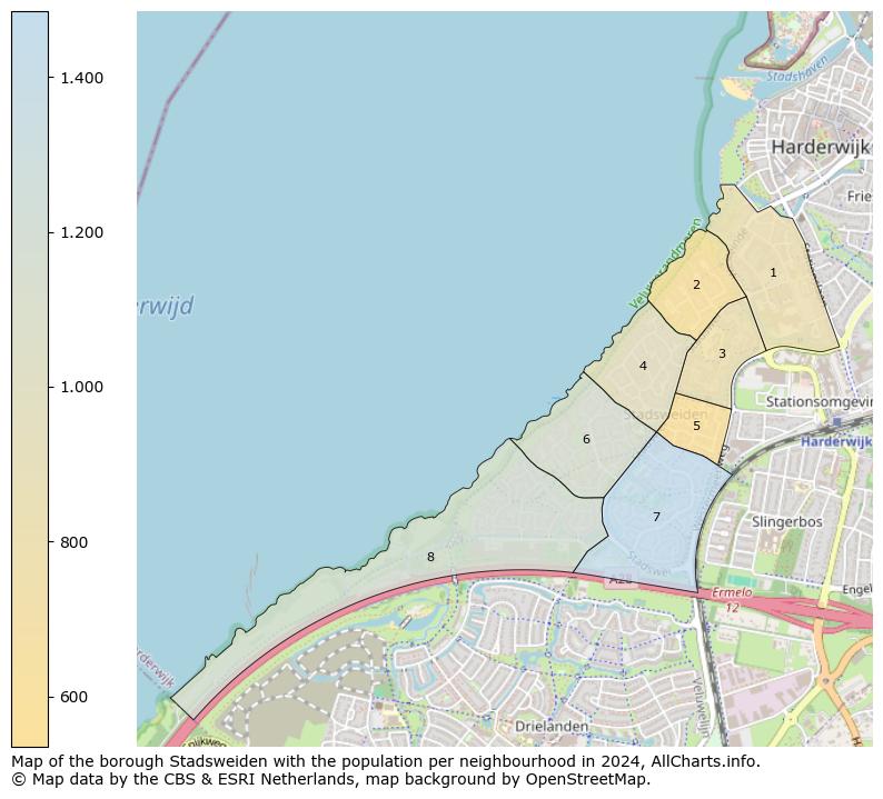 Image of the borough Stadsweiden at the map. This image is used as introduction to this page. This page shows a lot of information about the population in the borough Stadsweiden (such as the distribution by age groups of the residents, the composition of households, whether inhabitants are natives or Dutch with an immigration background, data about the houses (numbers, types, price development, use, type of property, ...) and more (car ownership, energy consumption, ...) based on open data from the Dutch Central Bureau of Statistics and various other sources!