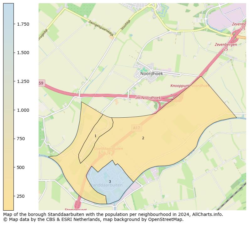 Image of the borough Standdaarbuiten at the map. This image is used as introduction to this page. This page shows a lot of information about the population in the borough Standdaarbuiten (such as the distribution by age groups of the residents, the composition of households, whether inhabitants are natives or Dutch with an immigration background, data about the houses (numbers, types, price development, use, type of property, ...) and more (car ownership, energy consumption, ...) based on open data from the Dutch Central Bureau of Statistics and various other sources!