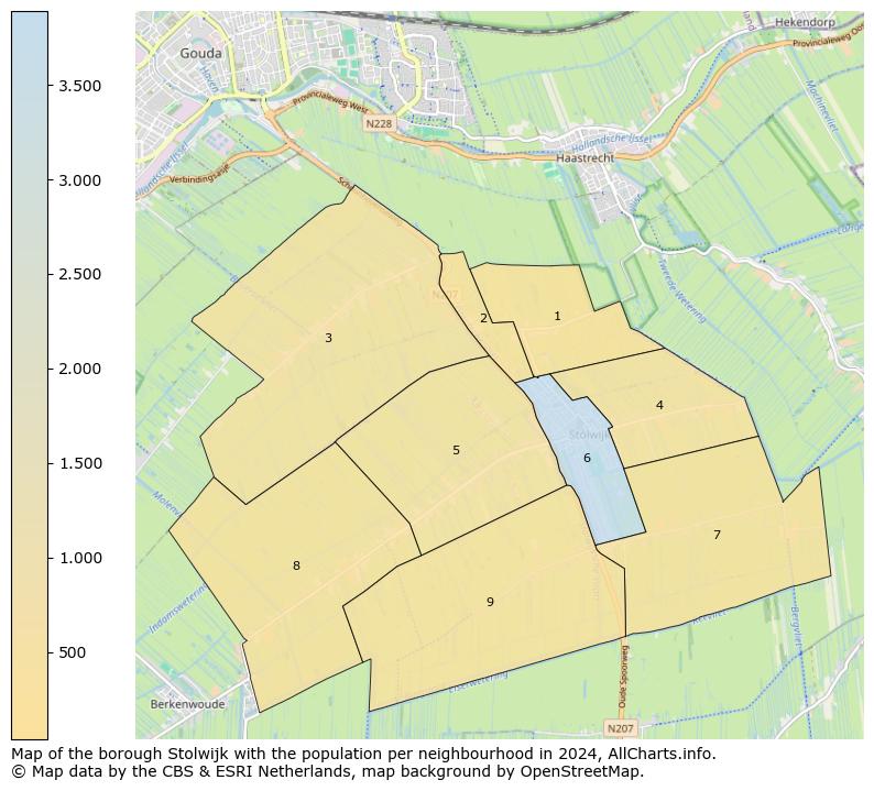 Image of the borough Stolwijk at the map. This image is used as introduction to this page. This page shows a lot of information about the population in the borough Stolwijk (such as the distribution by age groups of the residents, the composition of households, whether inhabitants are natives or Dutch with an immigration background, data about the houses (numbers, types, price development, use, type of property, ...) and more (car ownership, energy consumption, ...) based on open data from the Dutch Central Bureau of Statistics and various other sources!