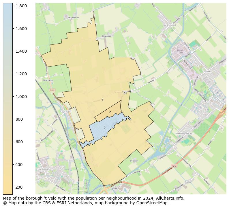 Image of the borough ’t Veld at the map. This image is used as introduction to this page. This page shows a lot of information about the population in the borough ’t Veld (such as the distribution by age groups of the residents, the composition of households, whether inhabitants are natives or Dutch with an immigration background, data about the houses (numbers, types, price development, use, type of property, ...) and more (car ownership, energy consumption, ...) based on open data from the Dutch Central Bureau of Statistics and various other sources!