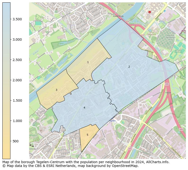 Image of the borough Tegelen-Centrum at the map. This image is used as introduction to this page. This page shows a lot of information about the population in the borough Tegelen-Centrum (such as the distribution by age groups of the residents, the composition of households, whether inhabitants are natives or Dutch with an immigration background, data about the houses (numbers, types, price development, use, type of property, ...) and more (car ownership, energy consumption, ...) based on open data from the Dutch Central Bureau of Statistics and various other sources!