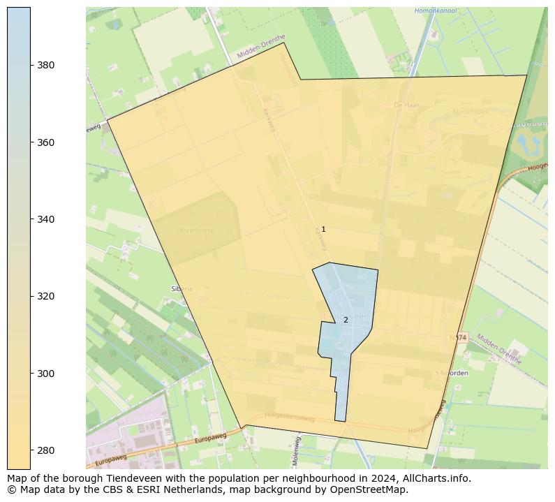 Image of the borough Tiendeveen at the map. This image is used as introduction to this page. This page shows a lot of information about the population in the borough Tiendeveen (such as the distribution by age groups of the residents, the composition of households, whether inhabitants are natives or Dutch with an immigration background, data about the houses (numbers, types, price development, use, type of property, ...) and more (car ownership, energy consumption, ...) based on open data from the Dutch Central Bureau of Statistics and various other sources!