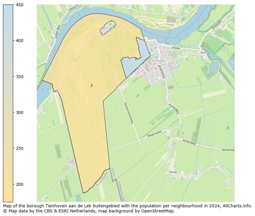 Image of the borough Tienhoven aan de Lek buitengebied at the map. This image is used as introduction to this page. This page shows a lot of information about the population in the borough Tienhoven aan de Lek buitengebied (such as the distribution by age groups of the residents, the composition of households, whether inhabitants are natives or Dutch with an immigration background, data about the houses (numbers, types, price development, use, type of property, ...) and more (car ownership, energy consumption, ...) based on open data from the Dutch Central Bureau of Statistics and various other sources!