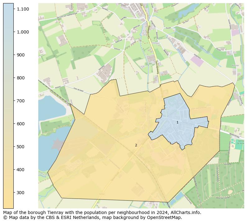 Image of the borough Tienray at the map. This image is used as introduction to this page. This page shows a lot of information about the population in the borough Tienray (such as the distribution by age groups of the residents, the composition of households, whether inhabitants are natives or Dutch with an immigration background, data about the houses (numbers, types, price development, use, type of property, ...) and more (car ownership, energy consumption, ...) based on open data from the Dutch Central Bureau of Statistics and various other sources!