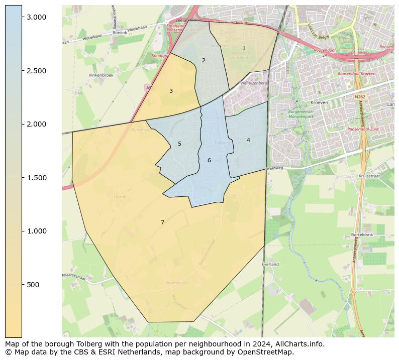 Image of the borough Tolberg at the map. This image is used as introduction to this page. This page shows a lot of information about the population in the borough Tolberg (such as the distribution by age groups of the residents, the composition of households, whether inhabitants are natives or Dutch with an immigration background, data about the houses (numbers, types, price development, use, type of property, ...) and more (car ownership, energy consumption, ...) based on open data from the Dutch Central Bureau of Statistics and various other sources!