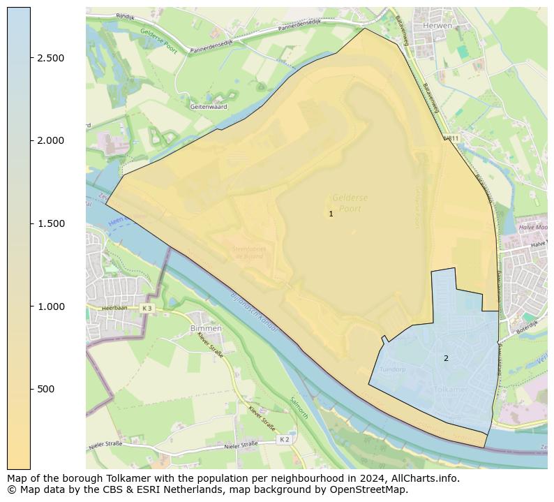 Image of the borough Tolkamer at the map. This image is used as introduction to this page. This page shows a lot of information about the population in the borough Tolkamer (such as the distribution by age groups of the residents, the composition of households, whether inhabitants are natives or Dutch with an immigration background, data about the houses (numbers, types, price development, use, type of property, ...) and more (car ownership, energy consumption, ...) based on open data from the Dutch Central Bureau of Statistics and various other sources!