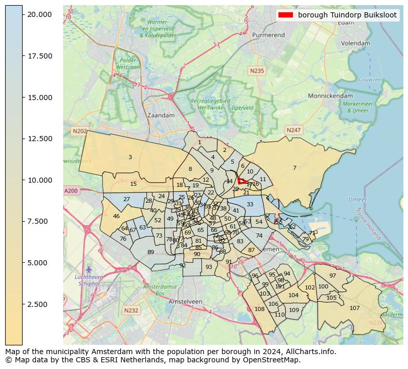 Image of the borough Tuindorp Buiksloot at the map. This image is used as introduction to this page. This page shows a lot of information about the population in the borough Tuindorp Buiksloot (such as the distribution by age groups of the residents, the composition of households, whether inhabitants are natives or Dutch with an immigration background, data about the houses (numbers, types, price development, use, type of property, ...) and more (car ownership, energy consumption, ...) based on open data from the Dutch Central Bureau of Statistics and various other sources!