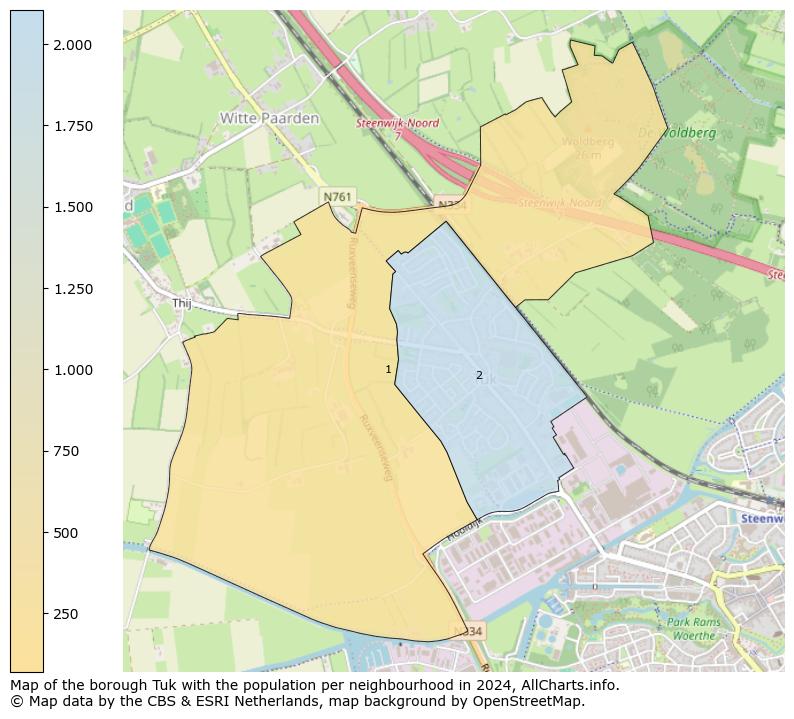 Image of the borough Tuk at the map. This image is used as introduction to this page. This page shows a lot of information about the population in the borough Tuk (such as the distribution by age groups of the residents, the composition of households, whether inhabitants are natives or Dutch with an immigration background, data about the houses (numbers, types, price development, use, type of property, ...) and more (car ownership, energy consumption, ...) based on open data from the Dutch Central Bureau of Statistics and various other sources!